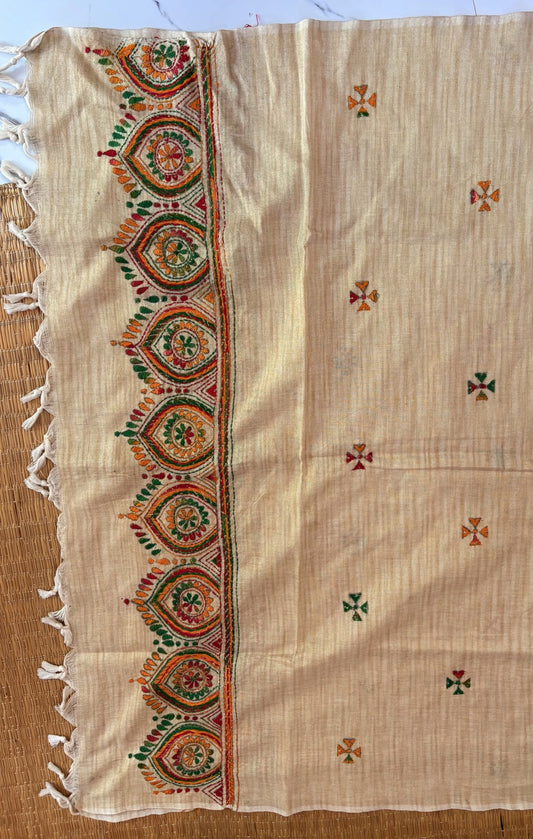 Cotton Orna By Generational Kantha Artisans