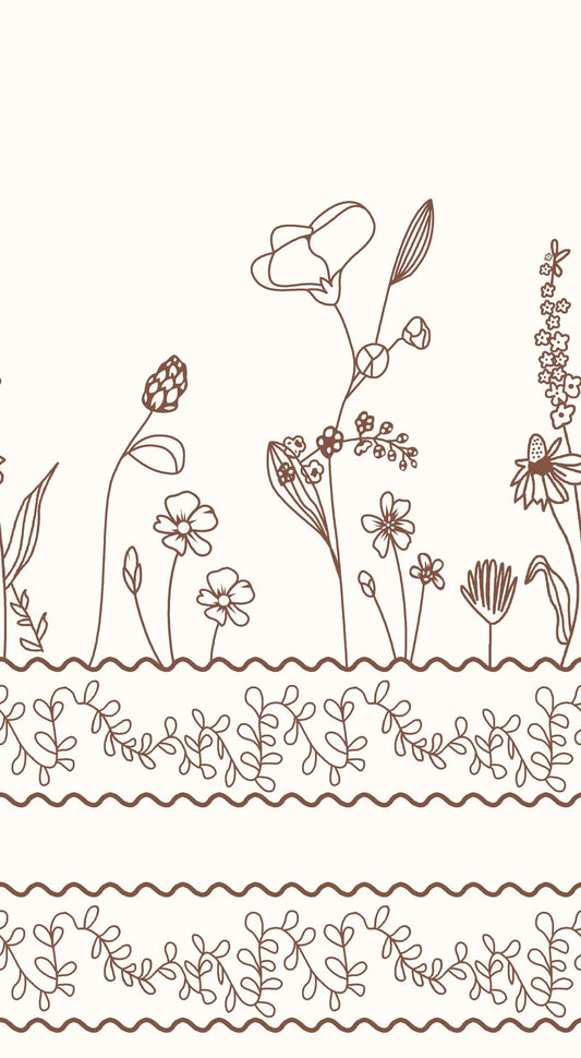Close-up of floral Kantha embroidery on hem and back yoke of camp shirt