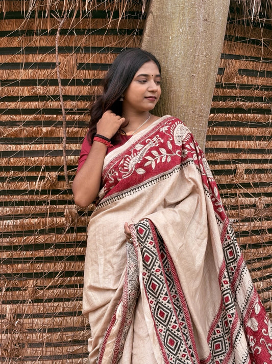 Gachi by gachi tussar silk saree