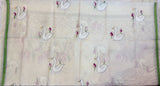 Tussar silk Kantha dupatta, hand embroidered in Bolpur - detail 4