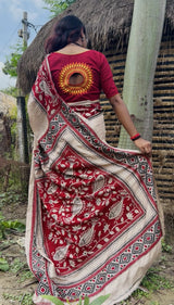 Gachi by gachi tussar silk saree