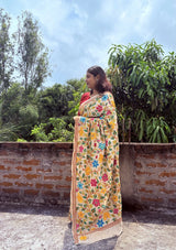 Gachi by gachi tussar silk Kantha Saree With blouse pic