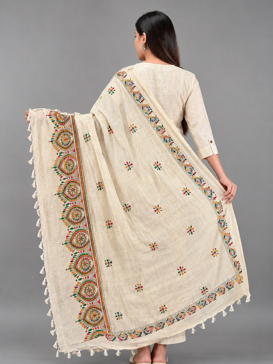 Cotton Orna By Generational Kantha Artisans