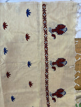Cotton Kantha Stitch Dupatta By Generational Artisans