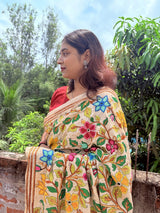 Gachi by gachi tussar silk Kantha Saree With blouse pic