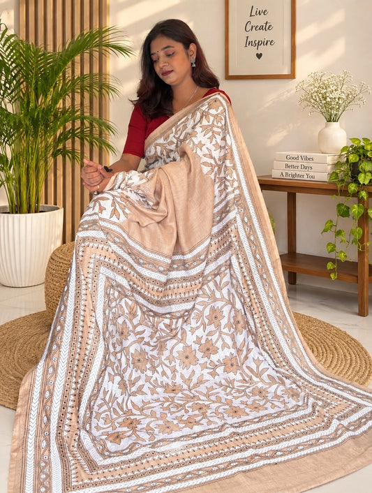 Gachi by gachi tussar silk saree
