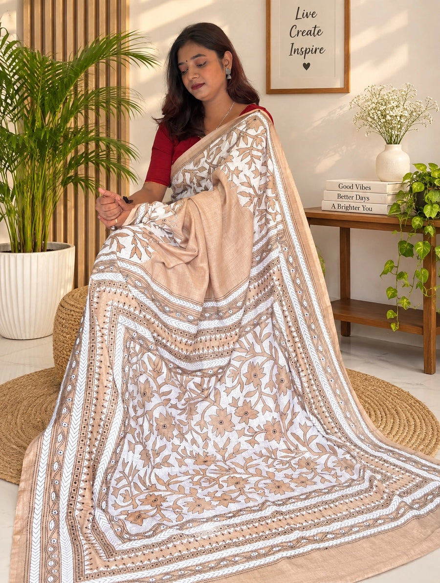 Gachi by gachi tussar silk saree